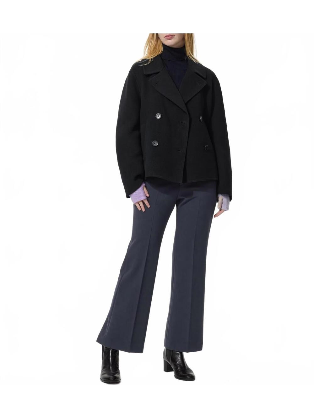 Uniqlo Smart Flare Pants NWT Navy Blue XXL